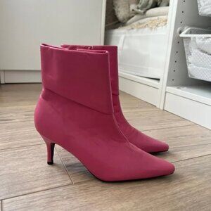 Vintage Chadwick Pink Leather Ankle Boots US 5